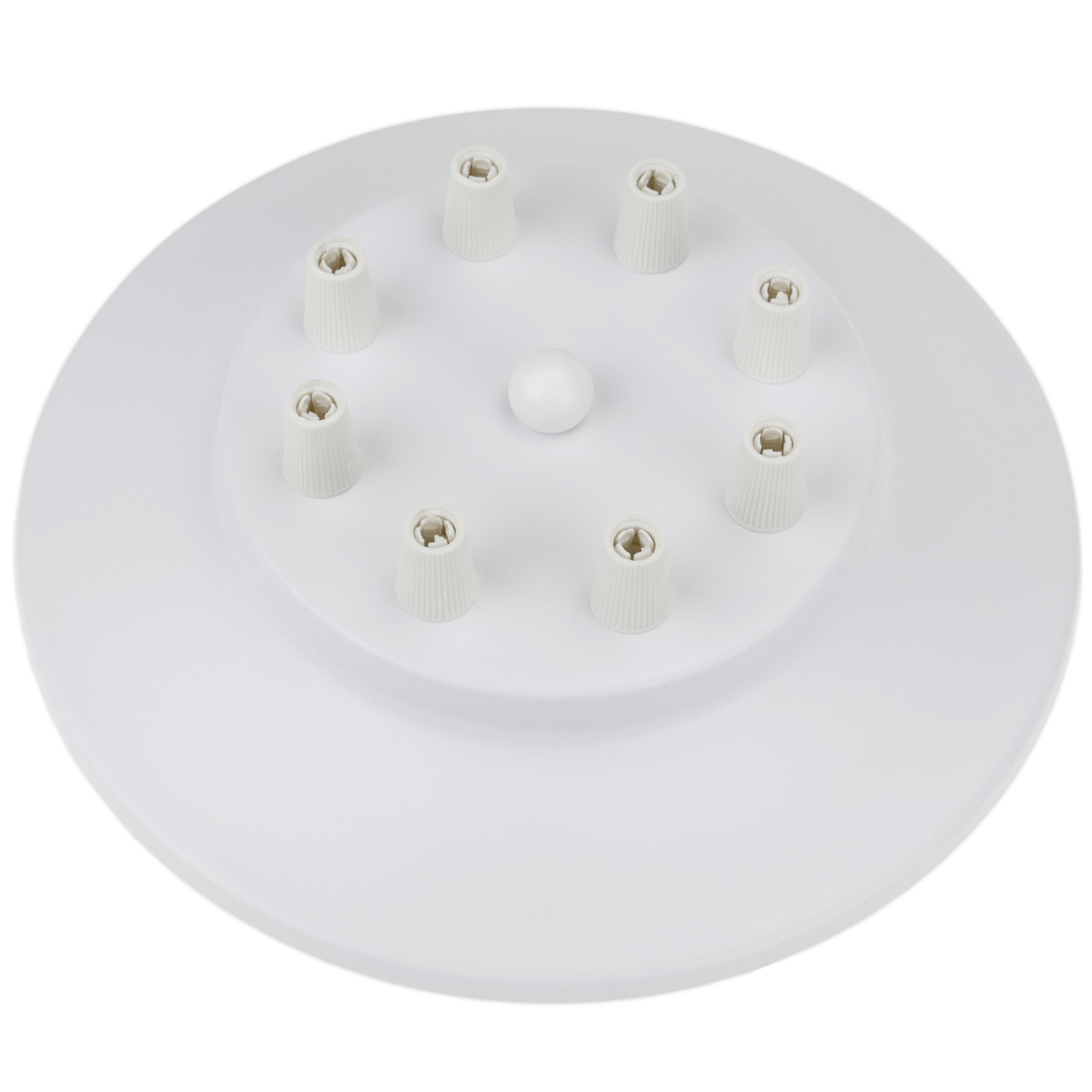 Lámpara Para 8 Bombillas De Rosca E27 Vintage Con Cable De 3m Blanco_4