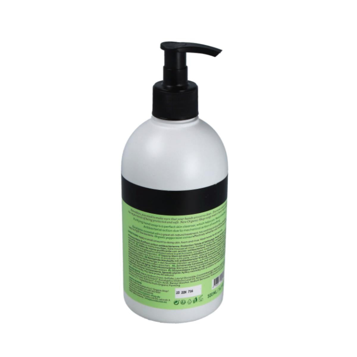 Sabonete purificante para as mãos com ação higienizante, Organic Shop 500 ml