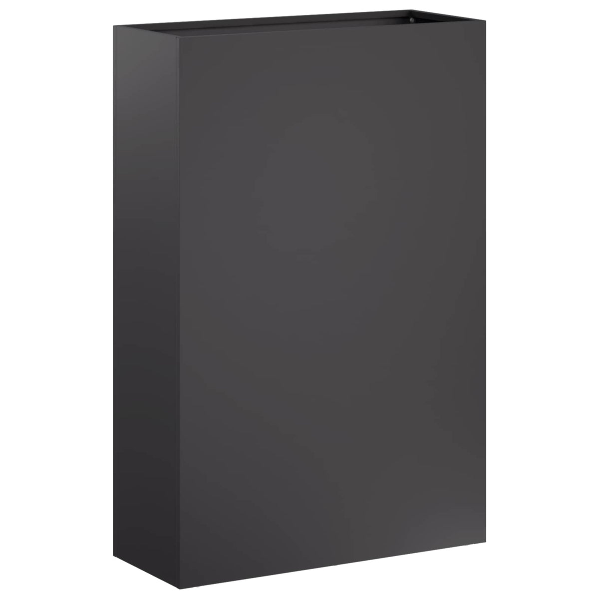 Macetero De Jardín 2 Uds. Negro 50 X 20 X 75 Cm_2