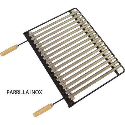 Gaveta de churrasco fechada com grelha, chapa e kit de frango Imex El Zorro