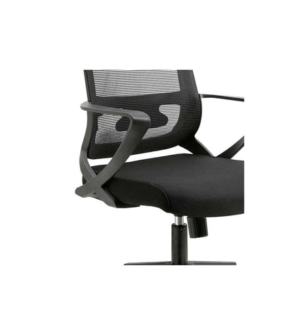 Silla Despacho Giratoria Elevable Acabado Negro 60 Cm(ancho) 113-123 Cm(altura) 61cm(fondo)_3