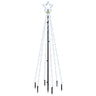 Vidaxl Árvore de Natal Com Espiga 108 Led Branco Frio 180 Cm