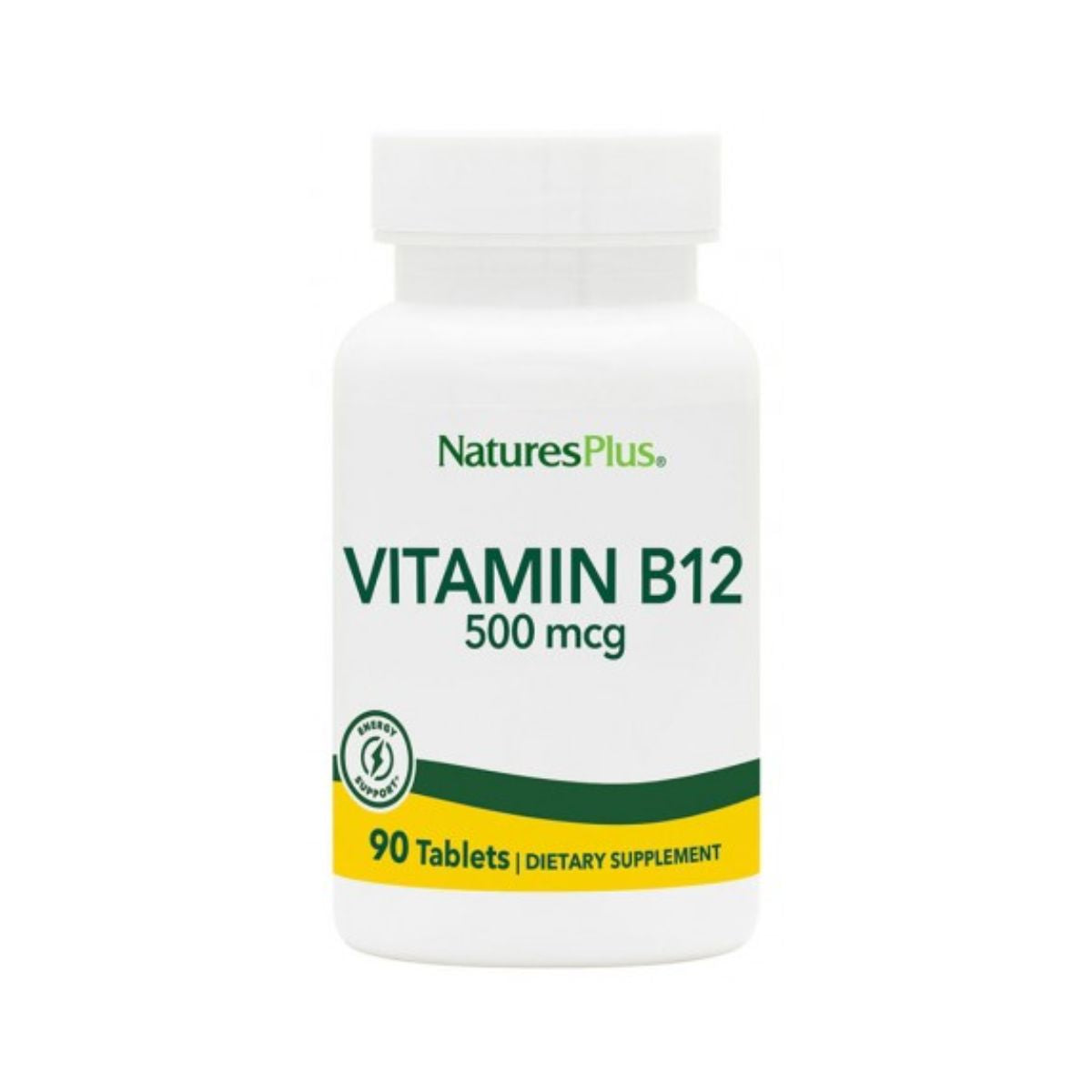 Vitamina B12 500 mcg 90 comprimidos Natures Plus