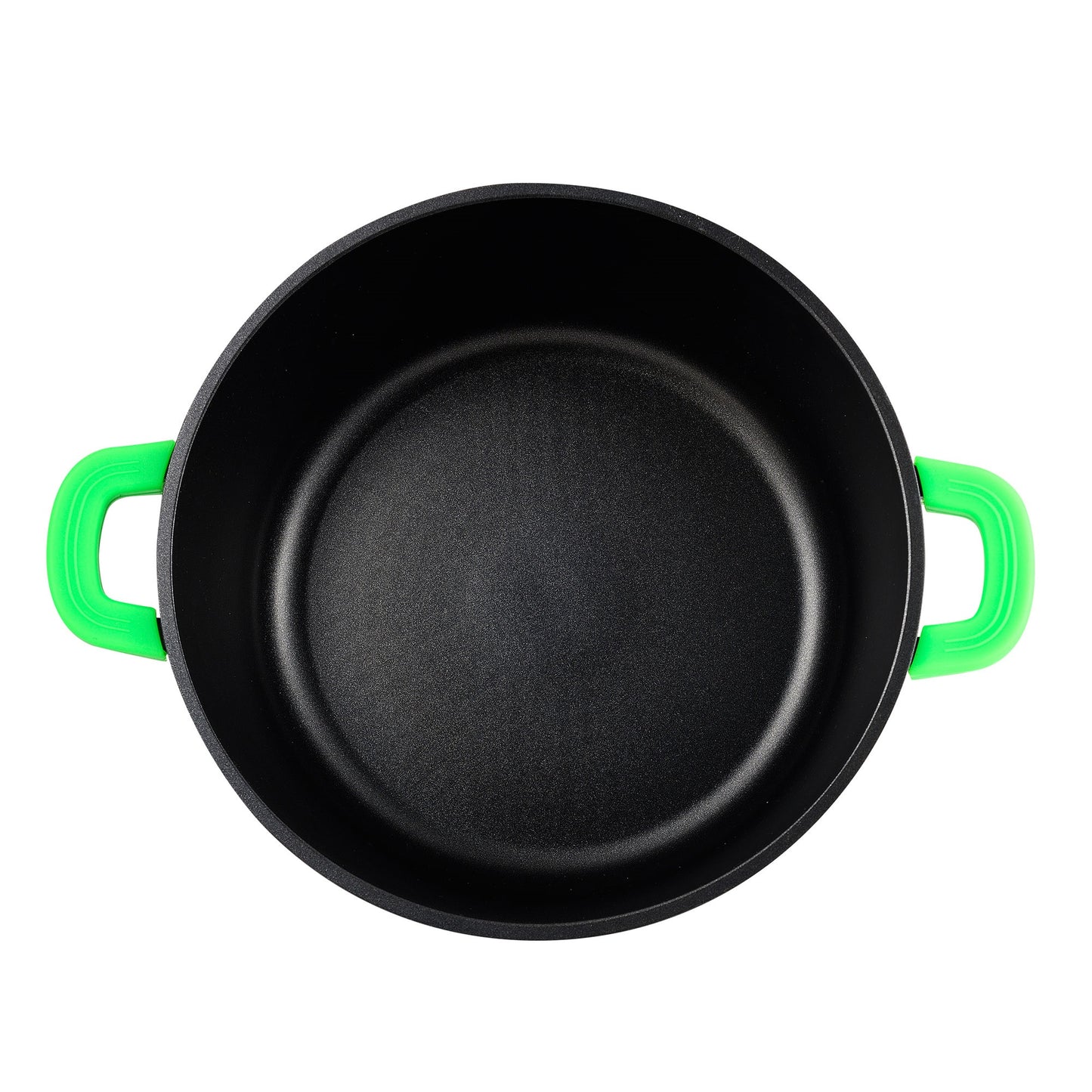 Set Batería De Cocina 8 Piezas: Ollas De 20 Y 28 Cm. Con Tapa De Vidrio, Y 4 Sartenes De 20;24;26, Y 28, Antiadherentes, San Ignacio Vitoria, En Alum_4