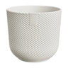 Maceta Blanco Jazz Round Mini Elho 11cm 100% reciclado