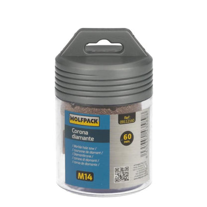 Corona Diamante Para Amoladora Ø 60 Mm. Conexión Rosca M14. Corte Seco_2