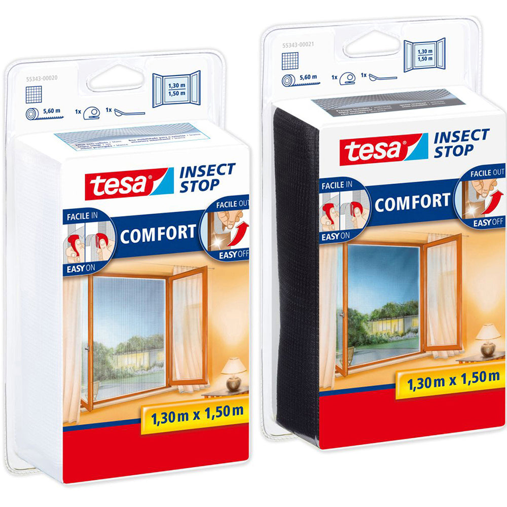 Malla Mosquitera Para Ventanas - 1,3x1,5 M - Negro_0
