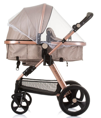 Carrito De Bebé Havana Dúo Convertible Hasta 22 Kg Con Bolso Y Mosquitera Golden Beige_3