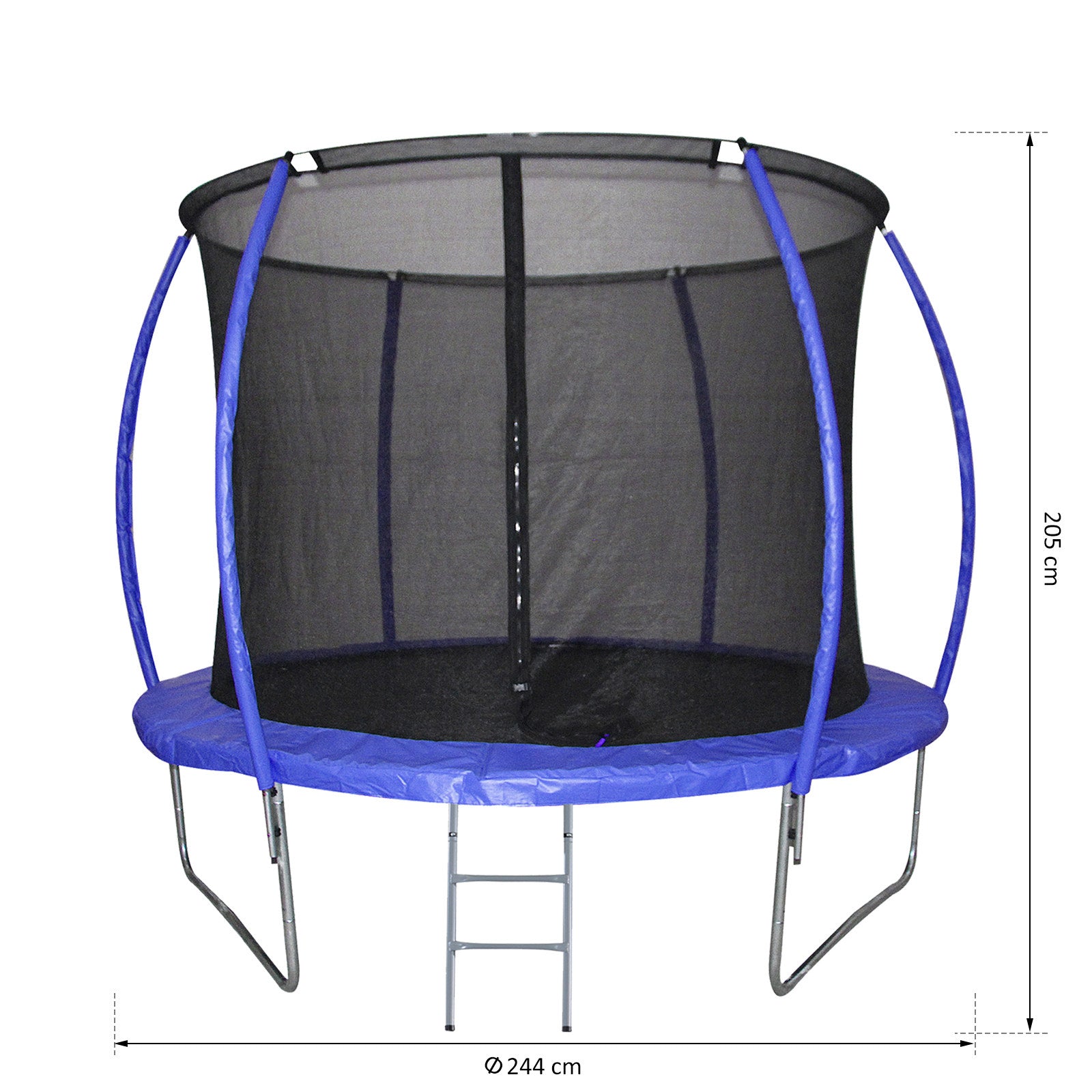 Homcom Trampolín De Exterior Multiuso Con Red Seguridad Y Escalera Carga 100kg_2