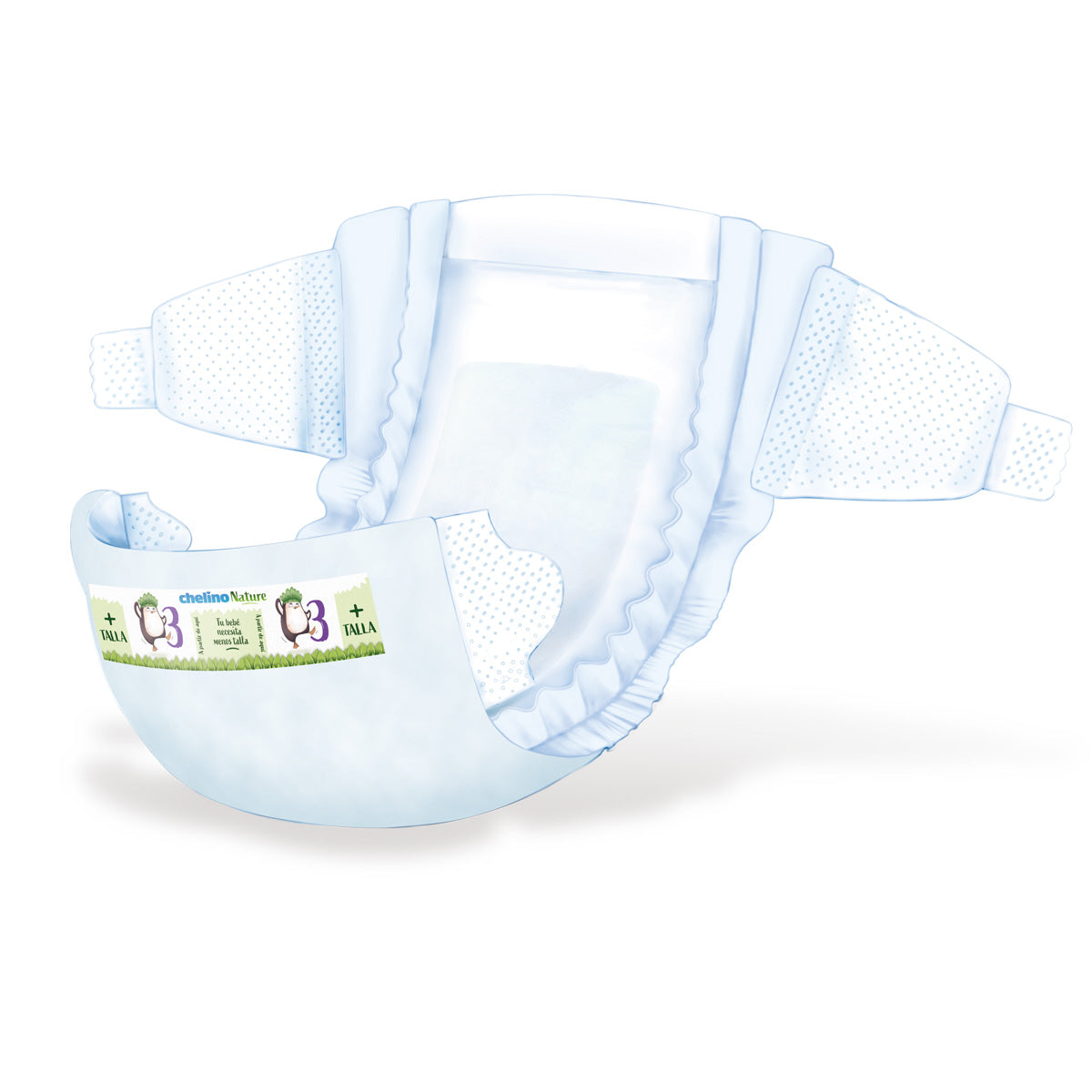Fraldas T3 4-10 kg Chelino Nature 36 unidades