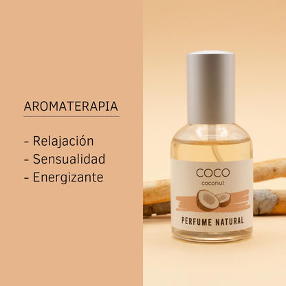 Perfume Natural De Coco 50 Ml | Fragancia Dulce Tropical | Aroma Exótico Y Suave | Perfume Femenino Duradero_2