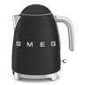 Hervidor De Agua Smeg Klf03blmeu Negro Mate