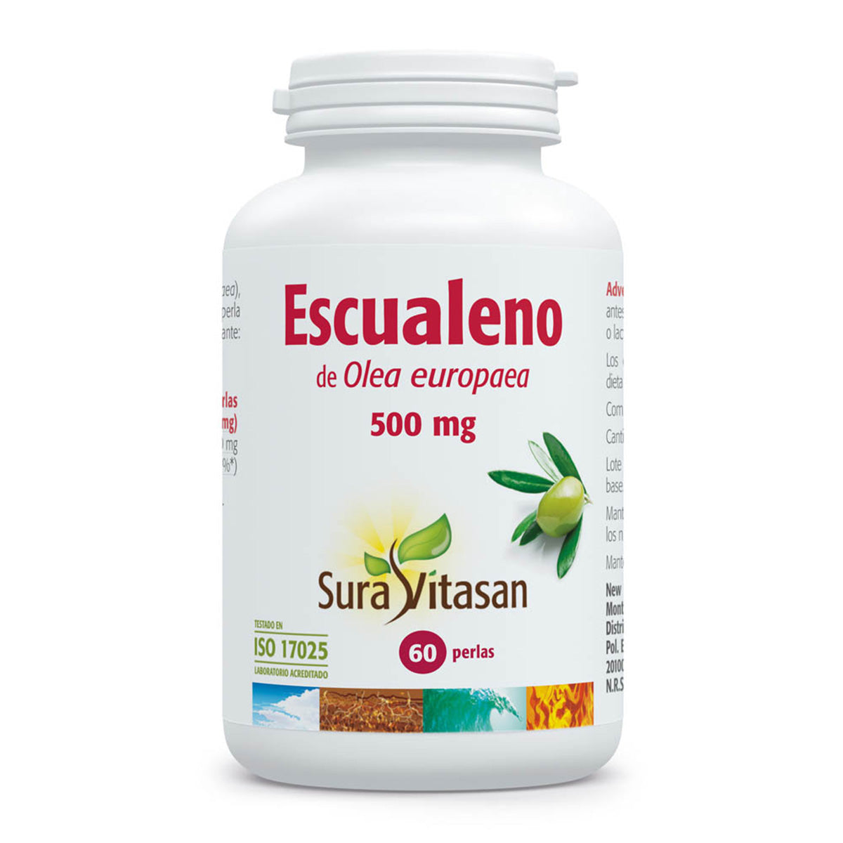 Esqualeno, Sura Vitasan, 60 contas