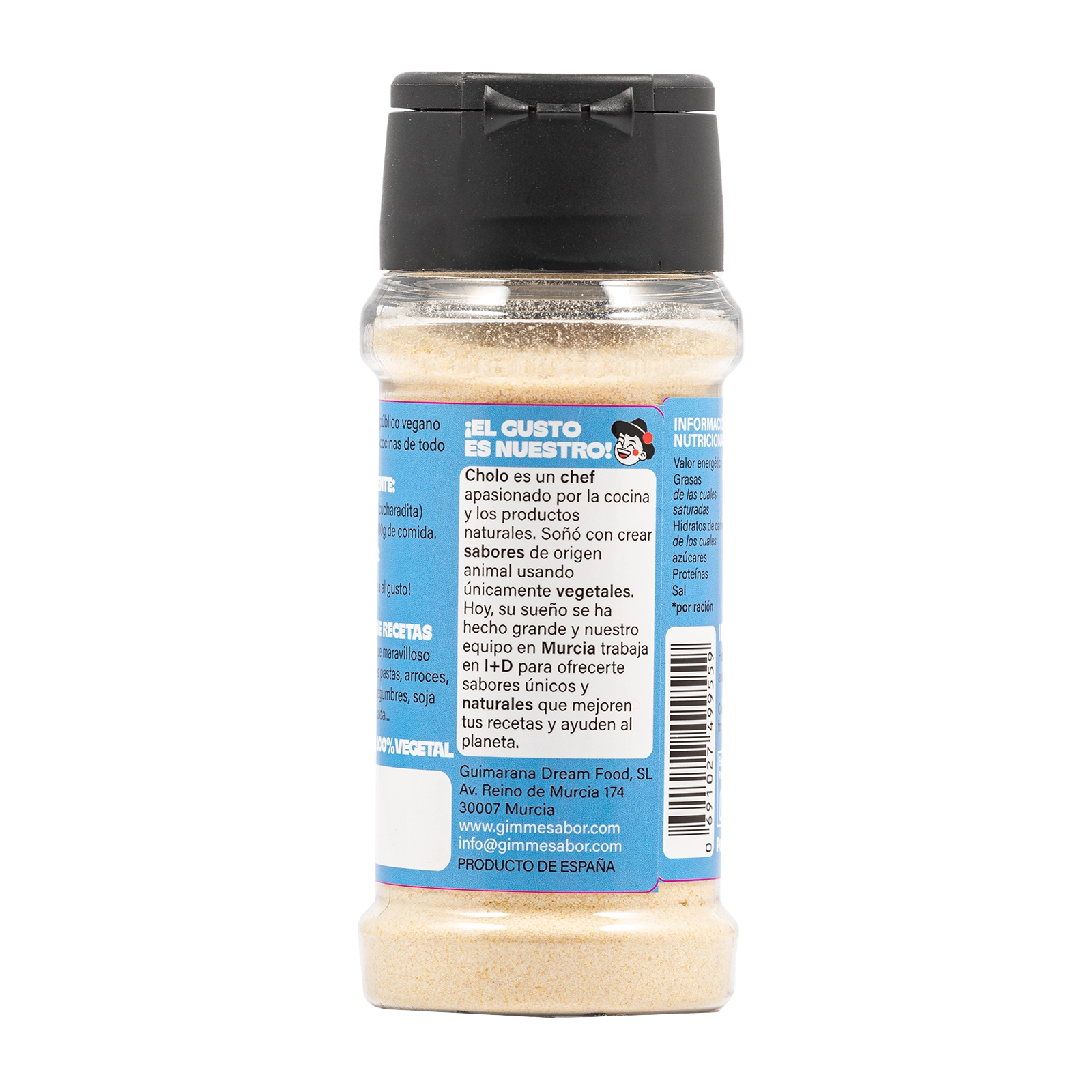 Sazonador vegetal sabor queso azul