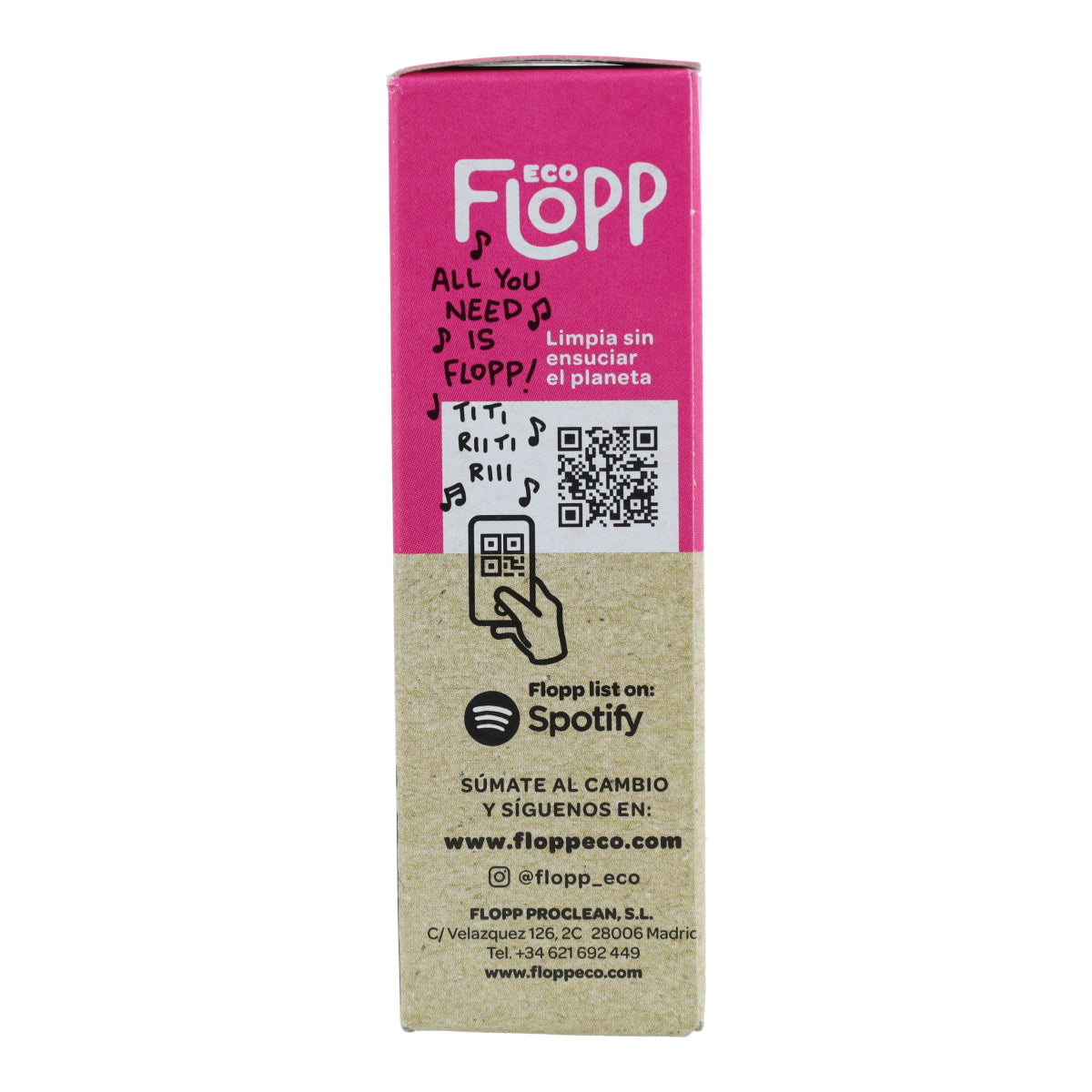Flopp Refill produto de limpeza de casa de banho solúvel em água 2 cápsulas