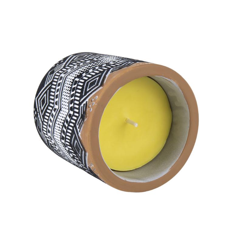 Vela Aromática De Citronela Maceta Decorada 170 G Caja 6 Unid._3