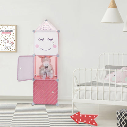 Estantería Modulable 3 Cubos Rosa_2