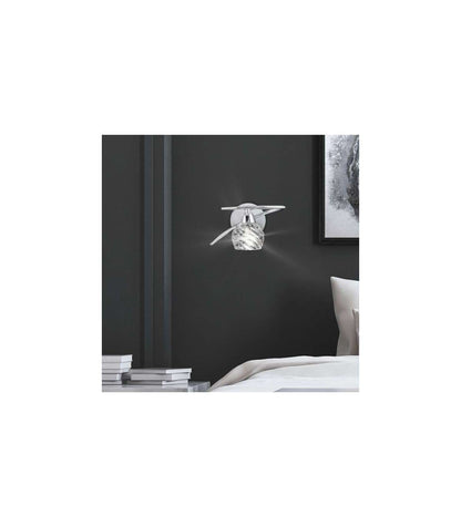 Aplique A Pared Orquidea En Acabado Cromo, 13 Cm(alto)18 Cm(ancho)20 Cm(largo)_0