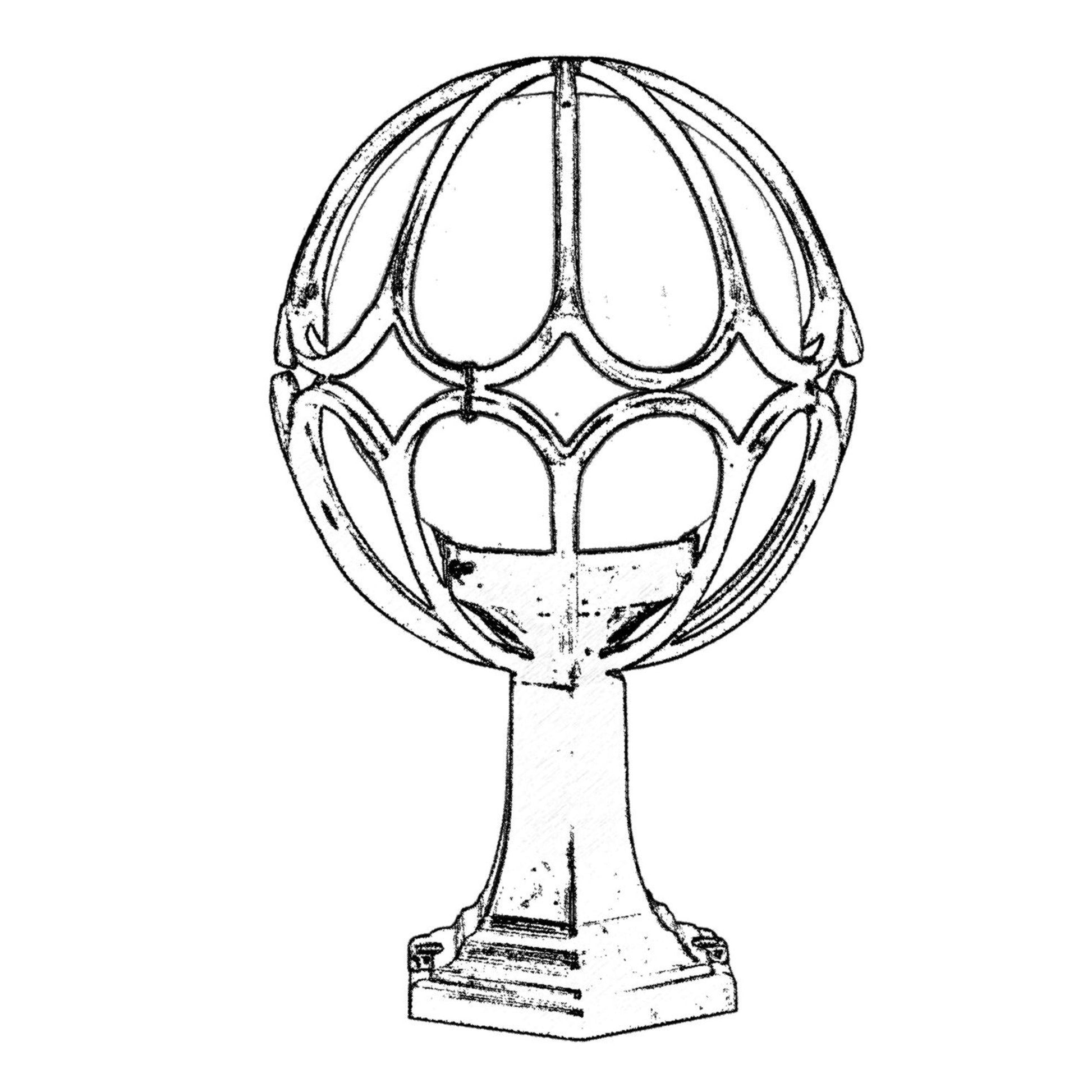 Aplique De Pared Para Exterior, Abs , Negro, 30x30x50, Casquillo E 27 Max 60 W