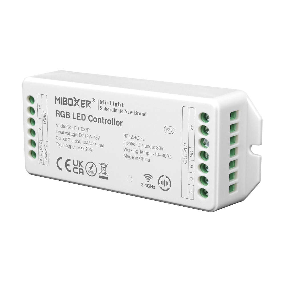 Controlador 2.4g Rf, Dc12-48v, 20a, Rgb_2