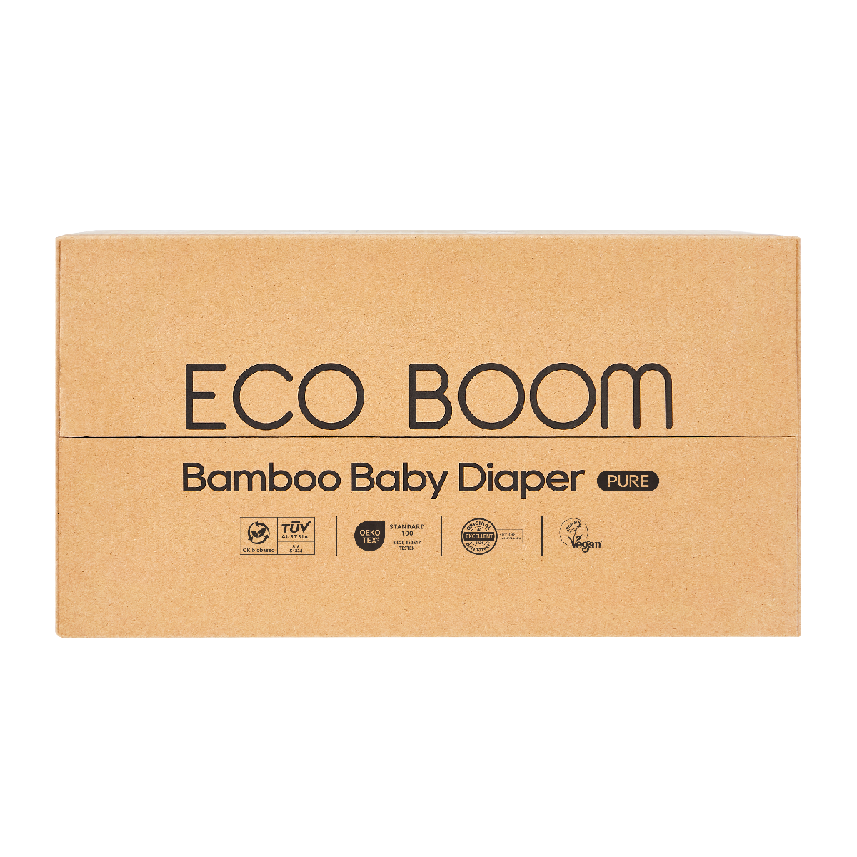 Fralda de Bambu Pure Premium ECO BOOM T2/S (3 a 8 kg) 36 unidades