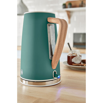 Swan Nordic Set Desayuno, Hervidor Agua 1,7 L, Tostadora Ranura Ancha 4 Rebanadas, Diseño, Stp2091greneu, Verde_4