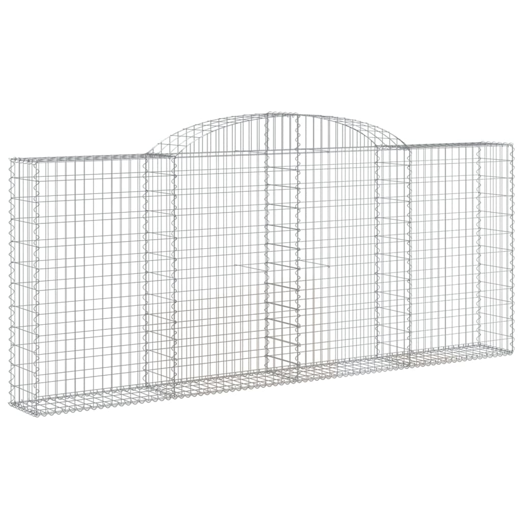 Cestas De Gaviones 25 Uds Forma De Arco Hierro 300x50x120/140cm_2