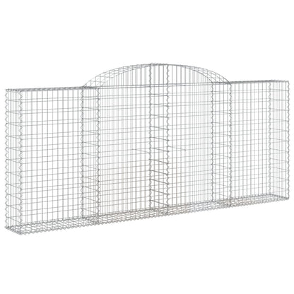 Cestas Gaviones 15 Uds Forma De Arco Hierro 300x30x120/140 Cm_2