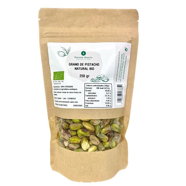 Miolo de pistácio natural ECO Planeta Huerto 250 g