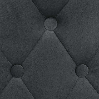 Taburetes De Cocina 2 Unidades Terciopelo Gris Oscuro_4
