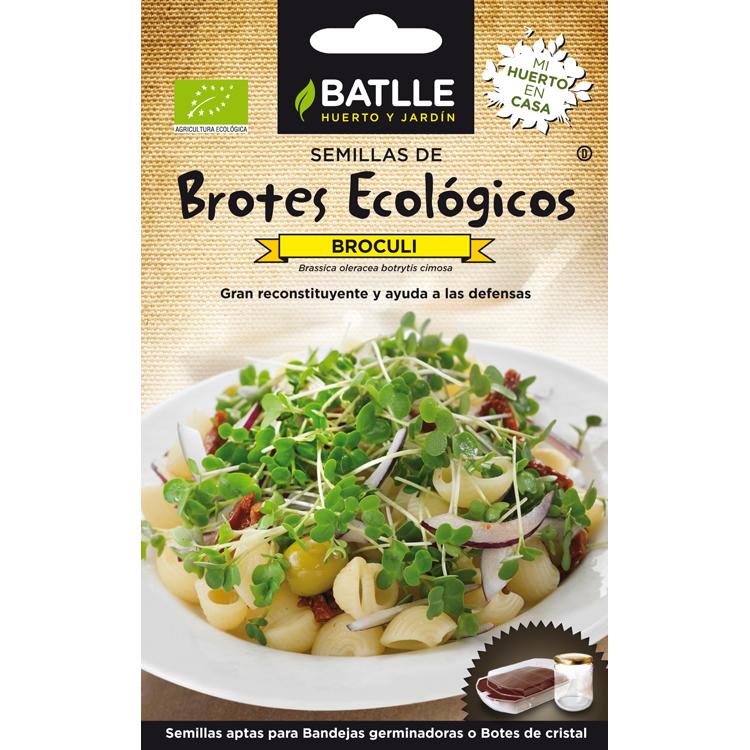 Sementes de Broto de Brócolos Orgânico Batlle