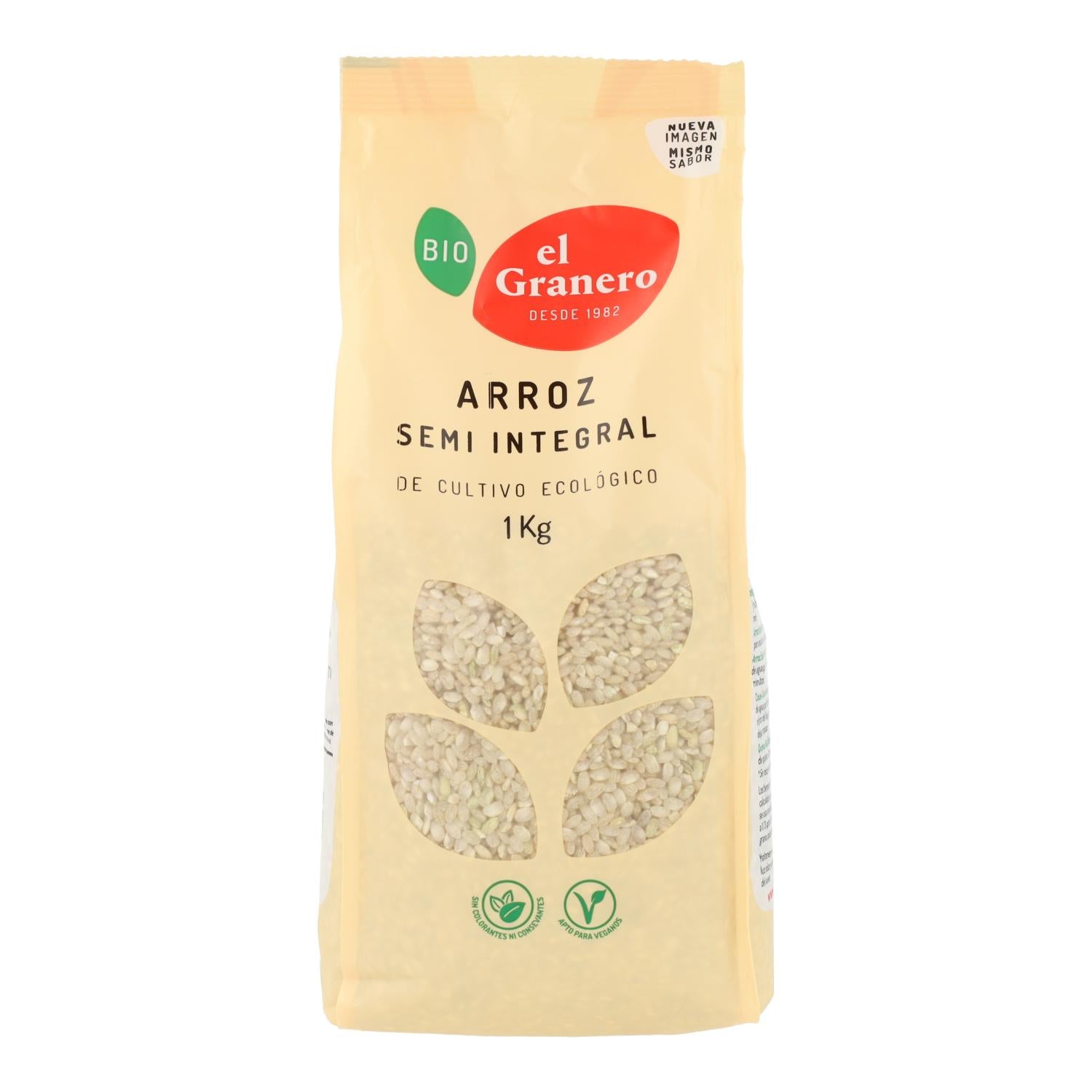 Arroz Meio Integral Biológico El Granero 1 kg