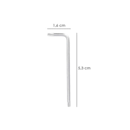 Llave Torx Standar Acero Cromo Vanadio Profesional T08 Mm. Llave Estrella, Llave Allen Estrella_1