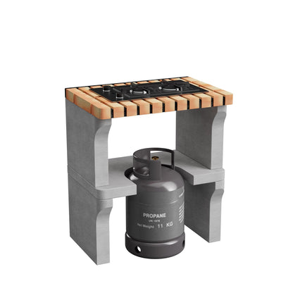 Novo módulo de bancada Iberia XL com placa de gás Movelar