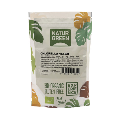 Pó de spirulina Naturgreen, 175 g.