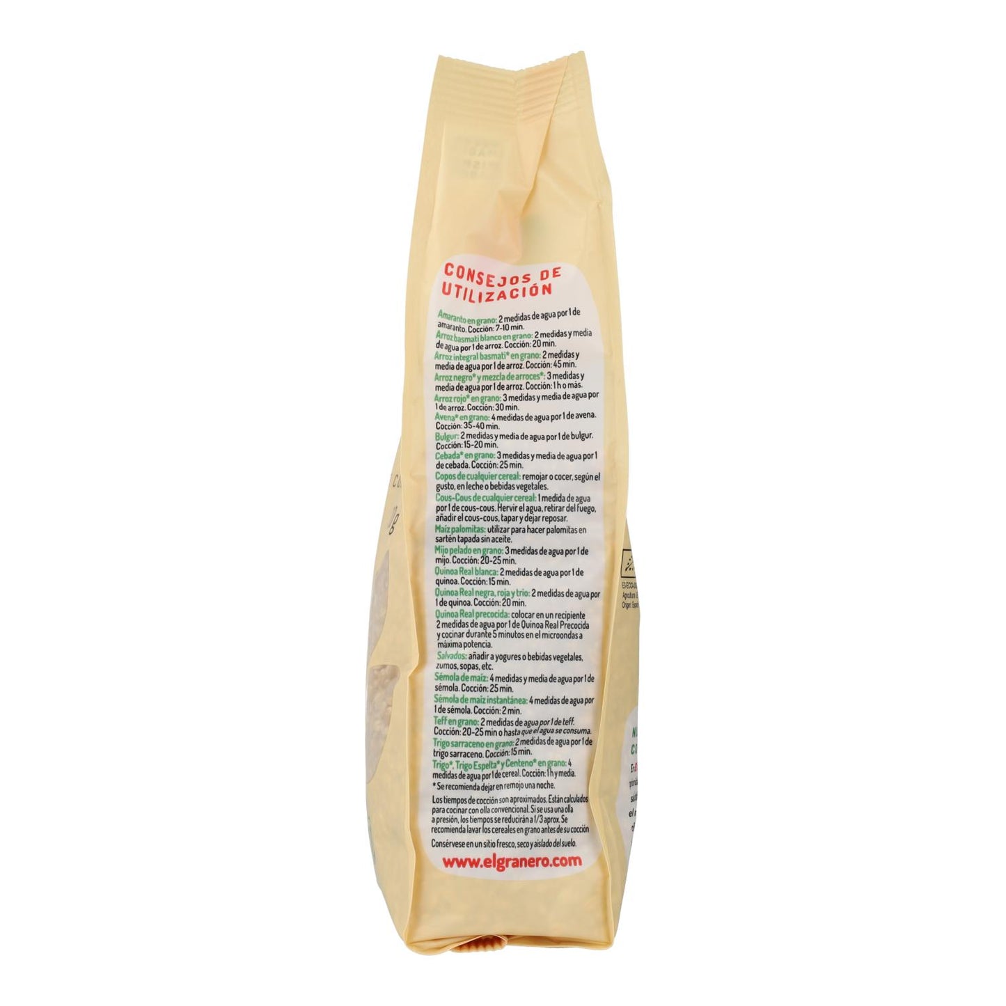 Grão de Trigo Biológico El Granero, 500 g