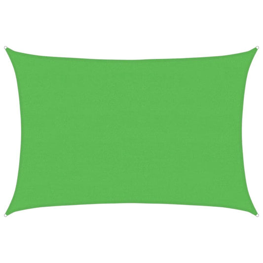 Vidaxl Toldo De Vela Hdpe Verde Claro 160 G/m² 4x6 M_0