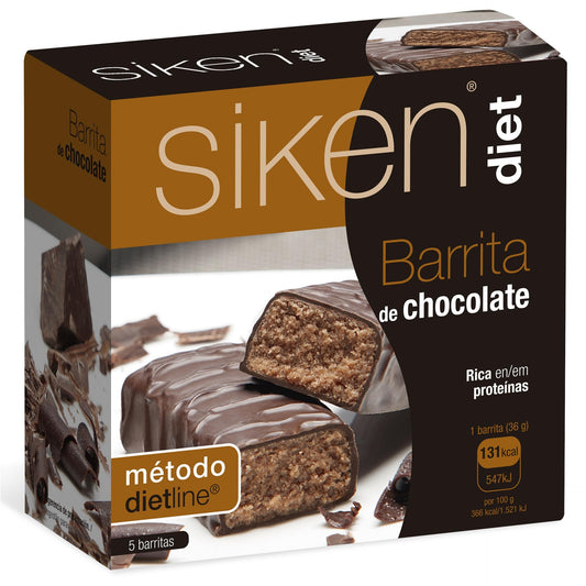 Barras de Chocolate Siken Diet 5 unidades