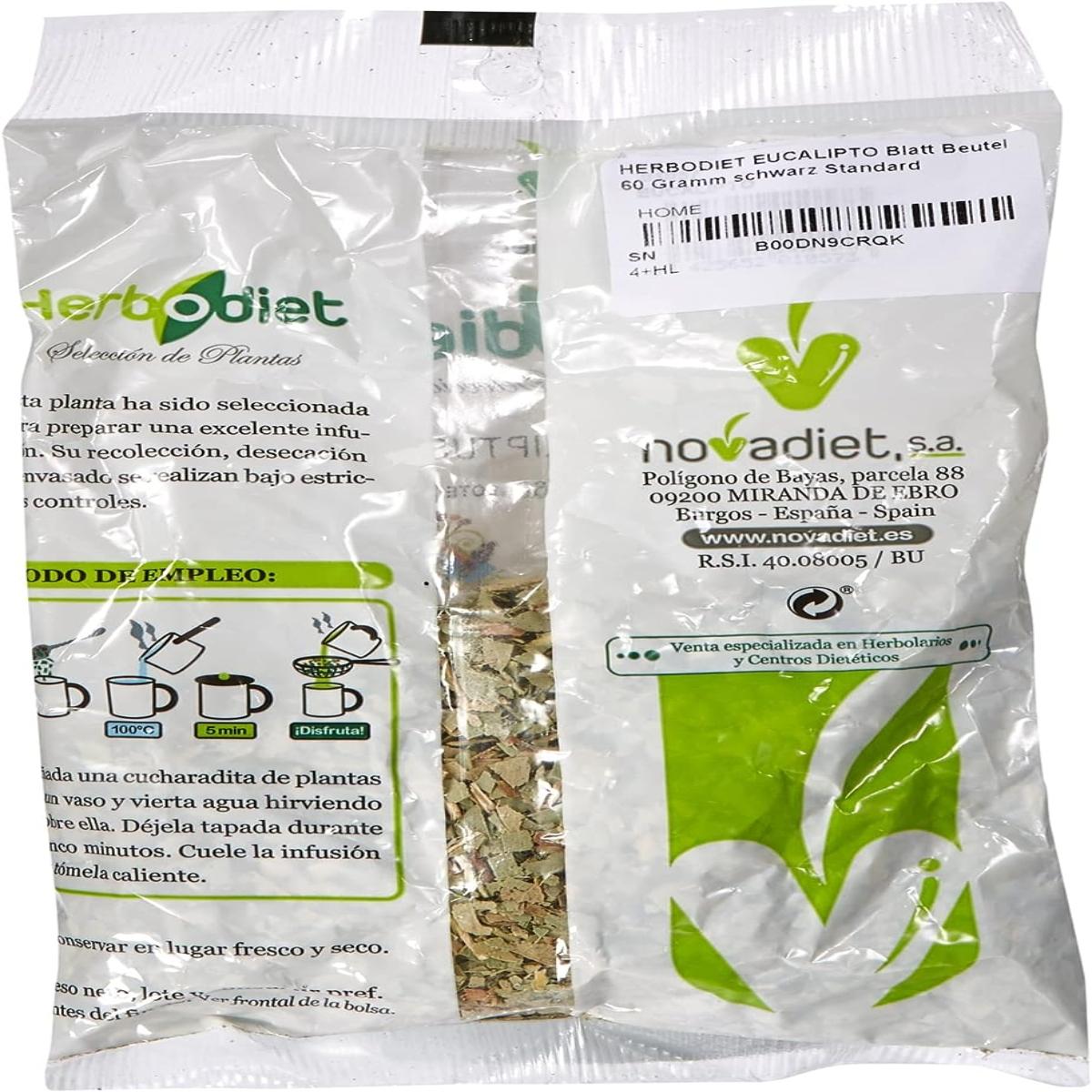 Folhas de Eucalipto NovaDiet 60 g
