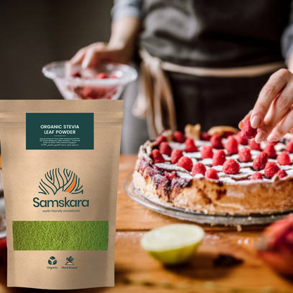 Stevia En Polvo Bio - 100g | Endulzante Natural Ecológico Vegano, Alternativa Al Azúcar Refinado, Sin Gluten_2