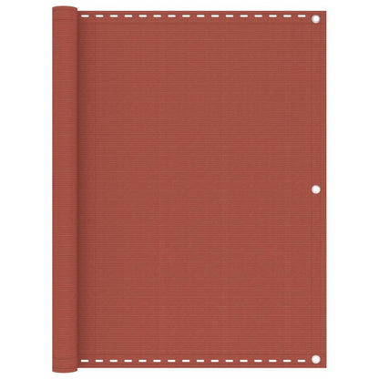 Vidaxl Toldo Para Balcón Hdpe Terracota 120x600 Cm_0