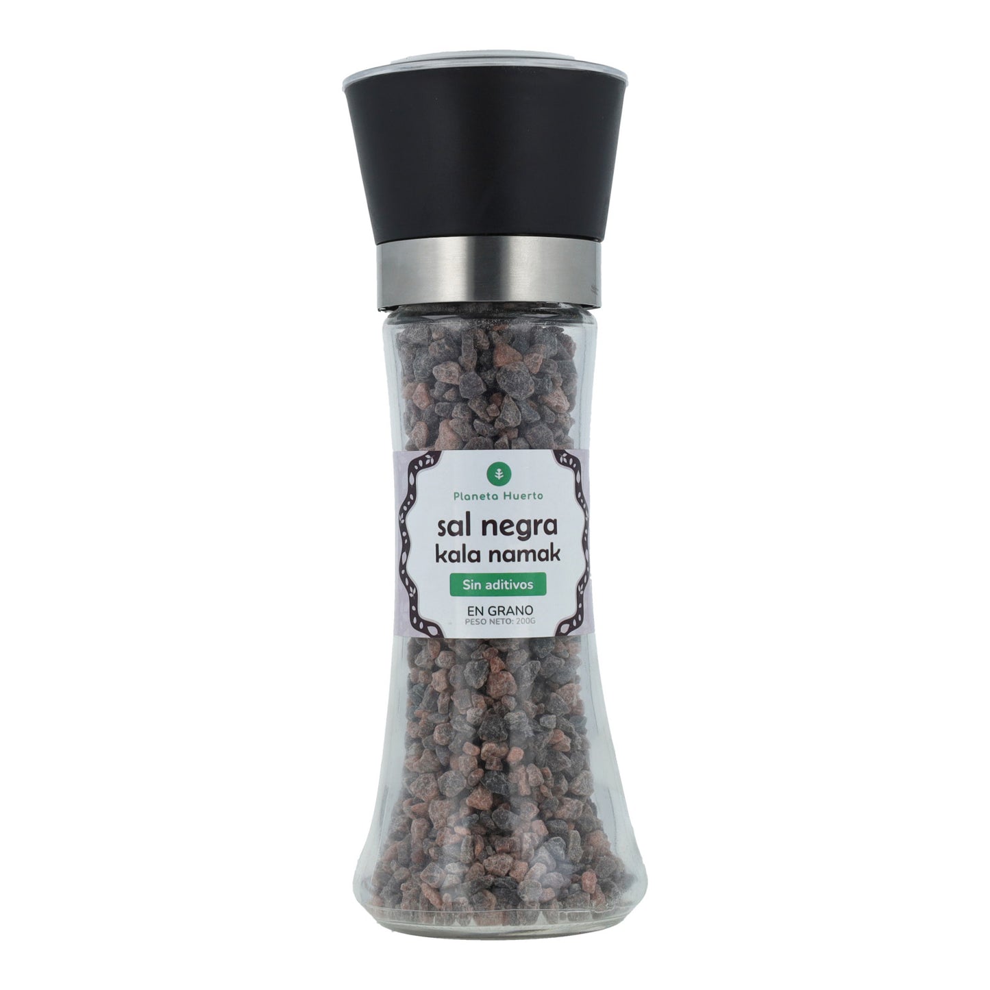 Moinho de Sal Preto Planeta Huerto ECO 200g