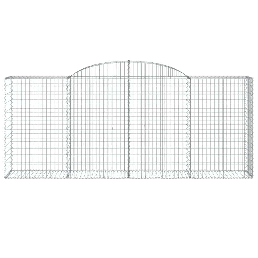 Cestas Gaviones 25 Uds Forma De Arco Hierro 300x50x120/140 Cm_3