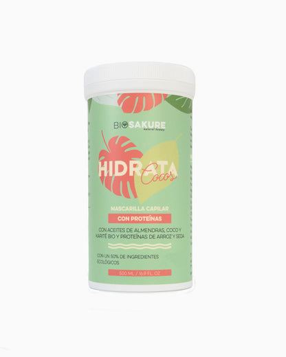 Hidrata Cocos - Acondicionador Profundo Y Mascarilla Con Proteínas 200 Ml Bio Sakure_2