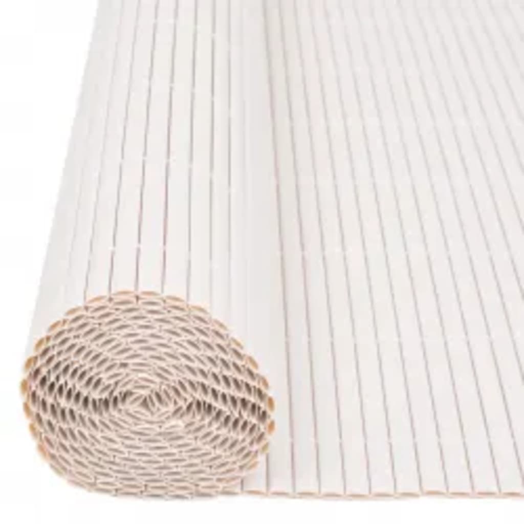 Valla De Jardín De Doble Cara Blanco 110x300 Cm / Vetonek_1