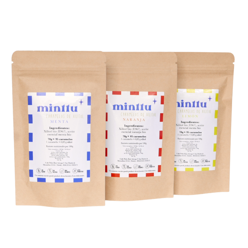 Caramelos De Xilitol Sin Azucár · Pack Mensual – 3 X Limón Grande_0