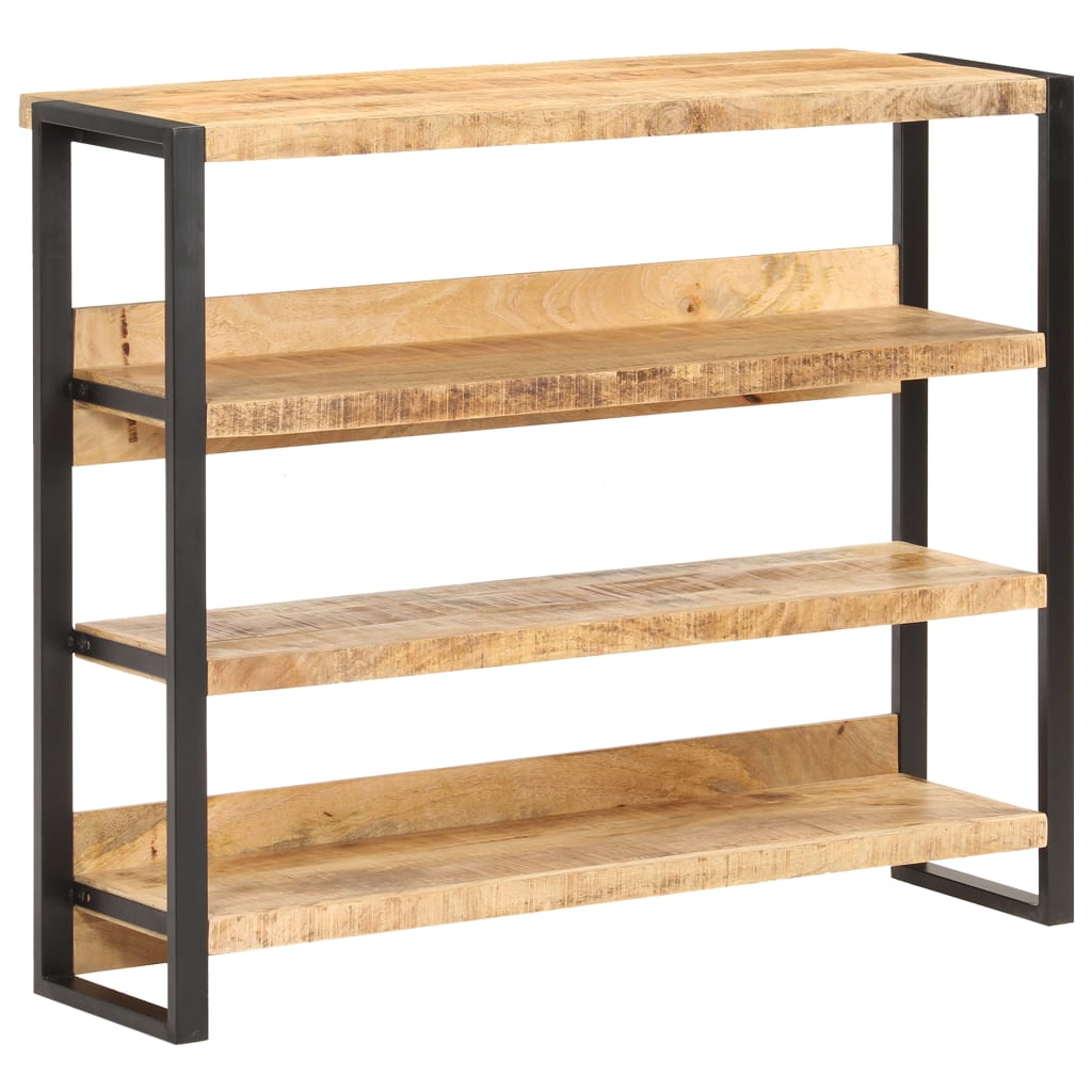Mesa De Bar Madera Maciza De Mango Rugosa 120x40x101 Cm_2