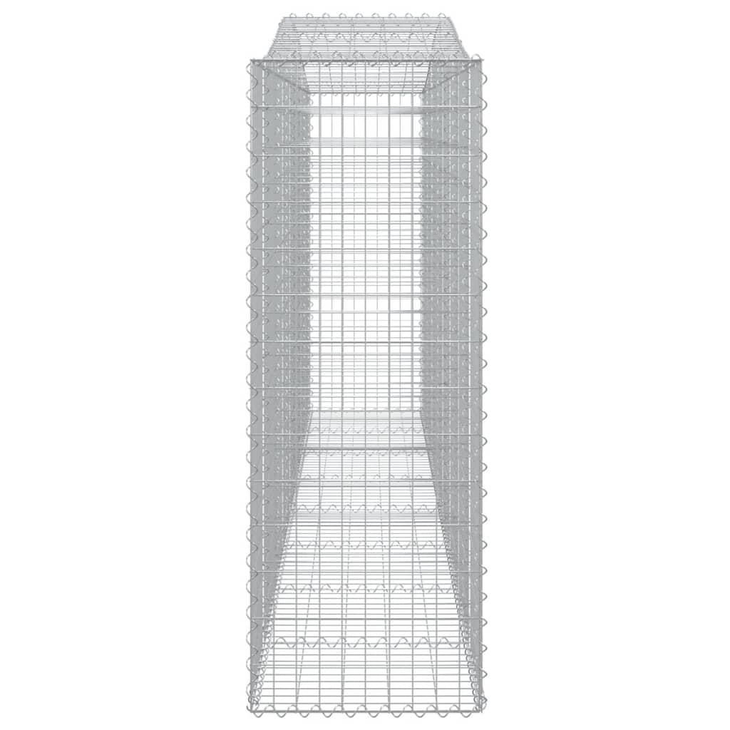 Cestas Gaviones 9 Uds Forma De Arco Hierro 400x50x140/160 Cm_4