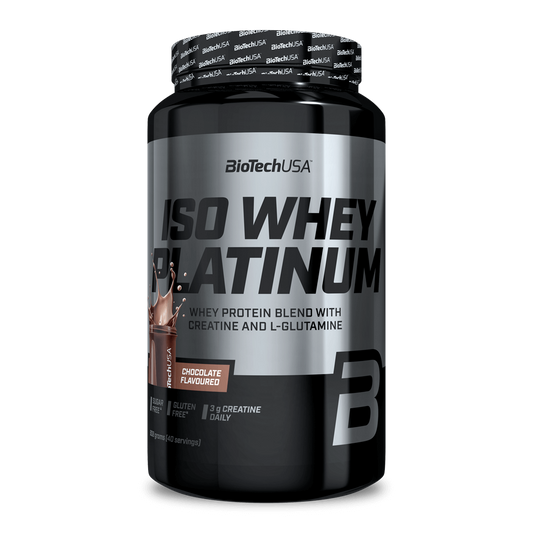 Iso Whey Platinum - 908g - Chocolate - Proteína De Aislado De Suero Isolate - Biotech Usa_0