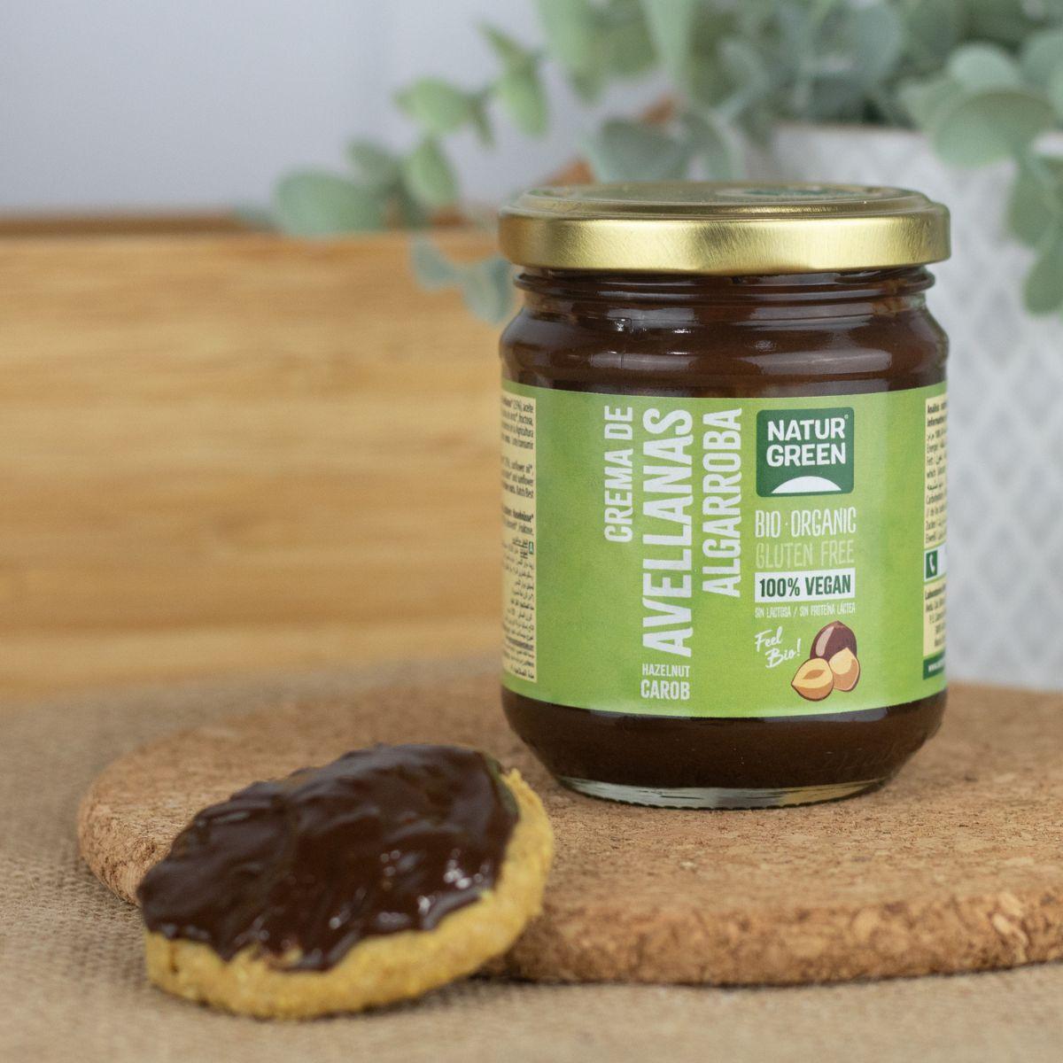 Creme de Avelã e Alfarroba Naturgreen, 200 g